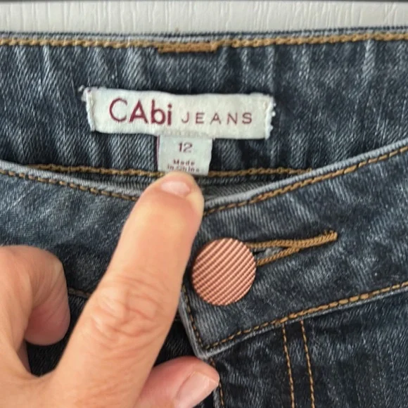 Cabi Bree Jeans size 12 EUC - Picture 3 of 4